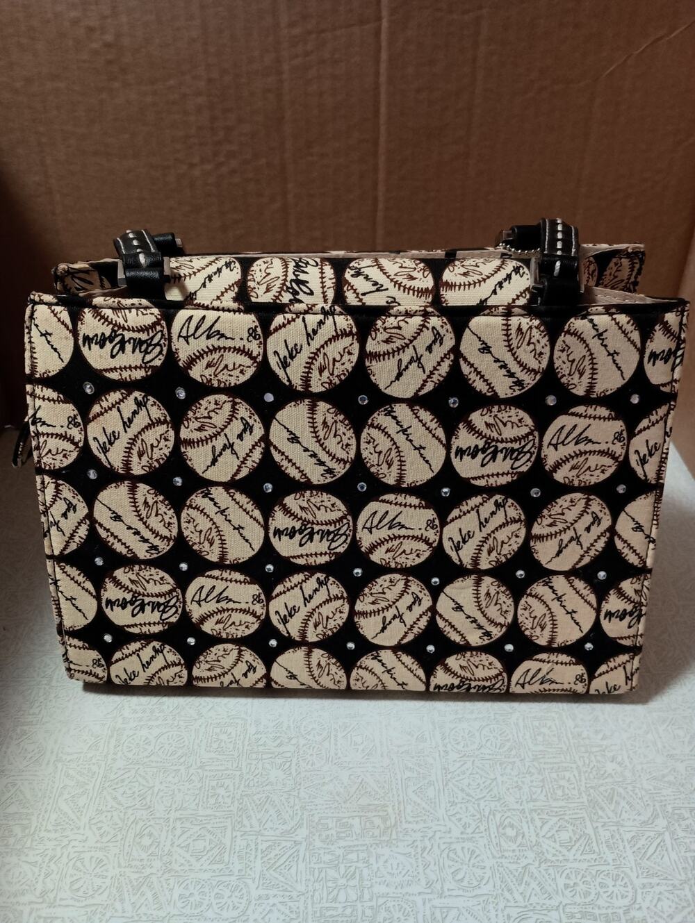Vintage Baseball Handbag